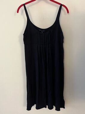 NWT GAP Black Pleated Flowy Sundress Sz M
